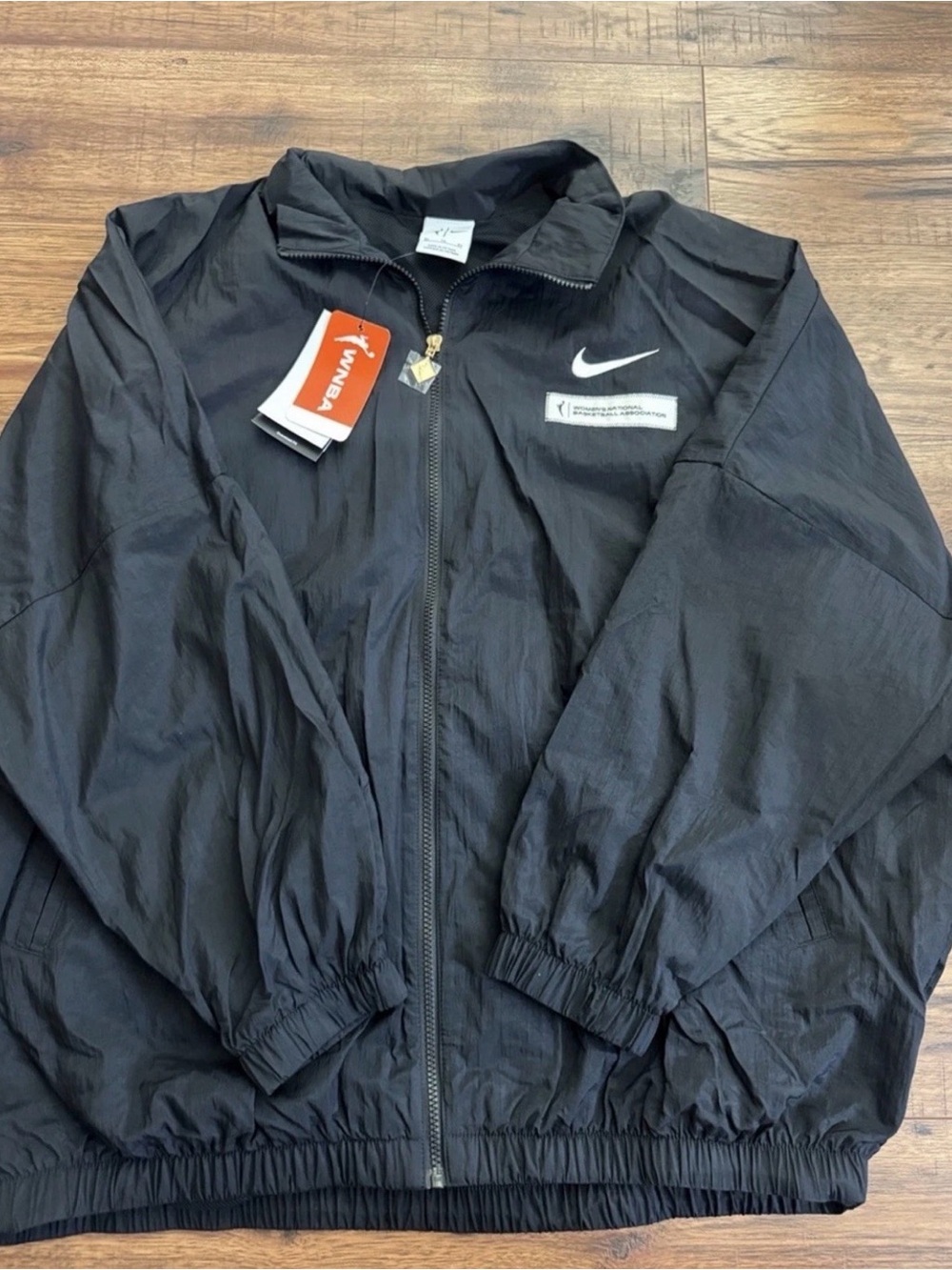 Nike WNBA Women’s Black Full-Zip Basketball Jacket, Officially Licensed sz: XL
